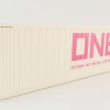 WSI 04-2201 40 ft Reefer Carrier Shipping Container ONE Ocean Express  - Scale 1:50