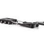 WSI 04-2231 Estepe Extendable Truck Transporter 3 axle Black - Scale 1:50