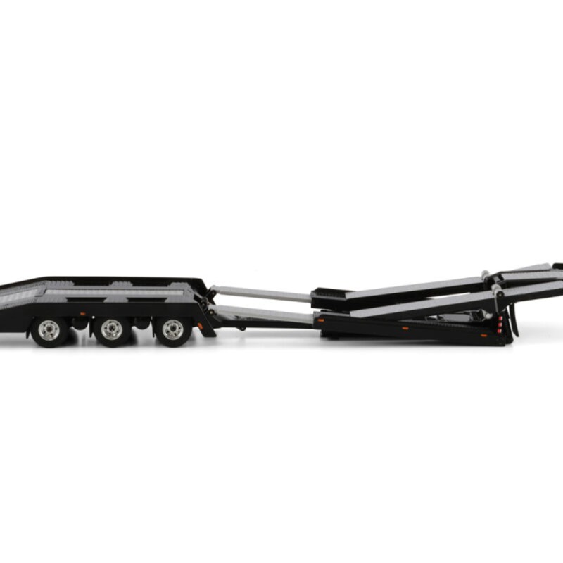 WSI 04-2231 Estepe Extendable Truck Transporter 3 axle Black - Scale 1:50