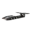 WSI 04-2231 Estepe Extendable Truck Transporter 3 axle Black - Scale 1:50