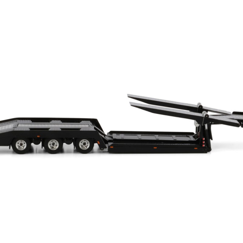 WSI 04-2231 Estepe Extendable Truck Transporter 3 axle Black - Scale 1:50