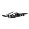 WSI 04-2231 Estepe Extendable Truck Transporter 3 axle Black - Scale 1:50