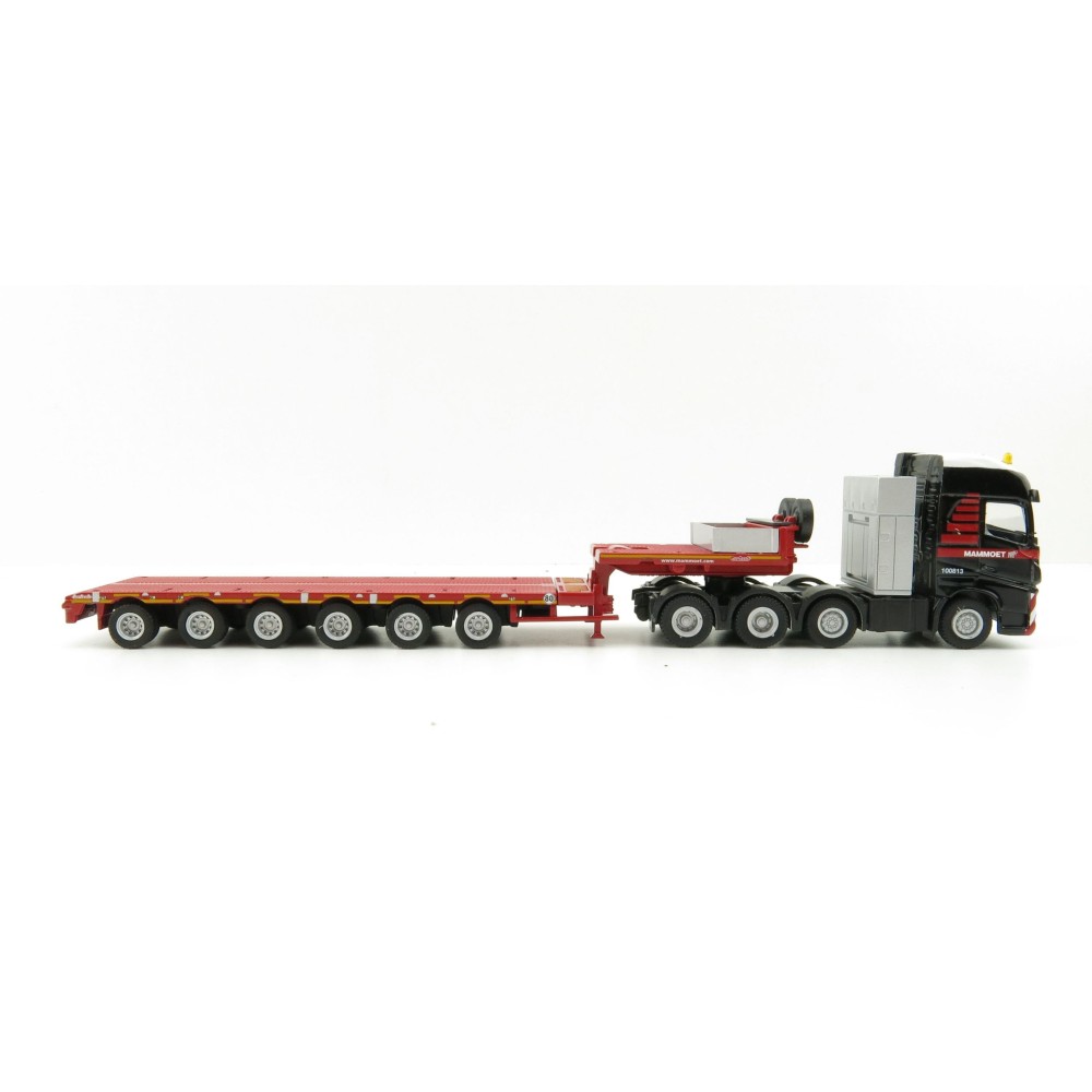 WSI 410103 - Mammoet 1:87 Set II Volvo FH4 XL 8x4 , Mercedes MP4 and Low Loader - Scale 1:87