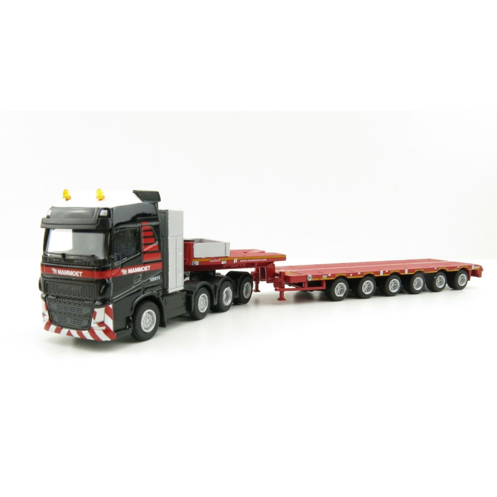WSI 410103 - Mammoet 1:87 Set II Volvo FH4 XL 8x4 , Mercedes MP4 and Low Loader - Scale 1:87