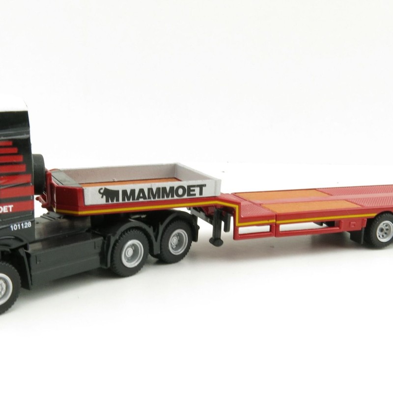 WSI 410103 - Mammoet 1:87 Set II Volvo FH4 XL 8x4 , Mercedes MP4 and Low Loader - Scale 1:87