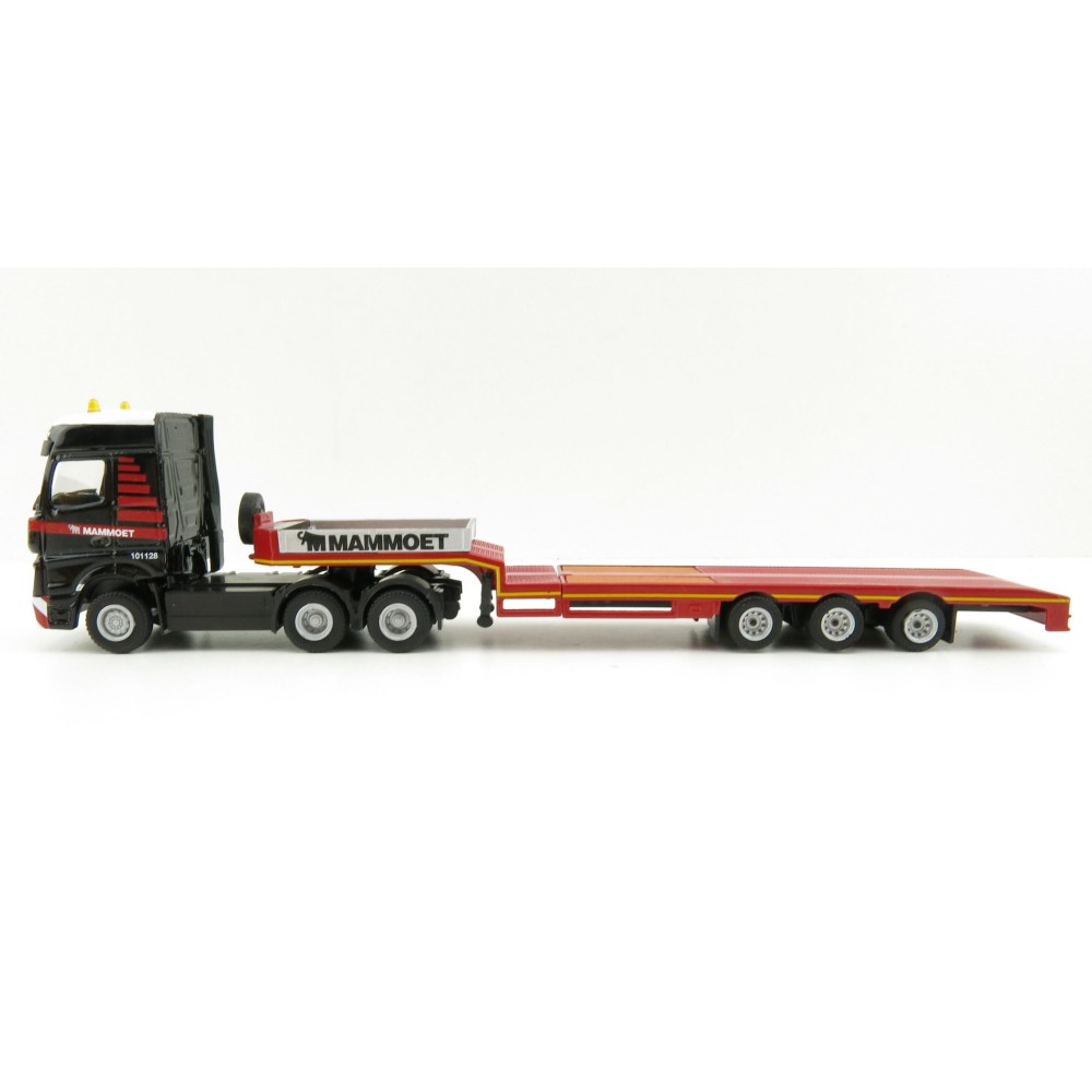 WSI 410103 - Mammoet 1:87 Set II Volvo FH4 XL 8x4 , Mercedes MP4 and Low Loader - Scale 1:87