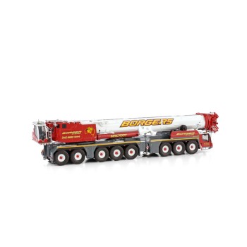 WSI 51-2128 - Liebherr LTM 1650-8.1  8-axle Mobile Crane Borger Cranes - Scale 1:50