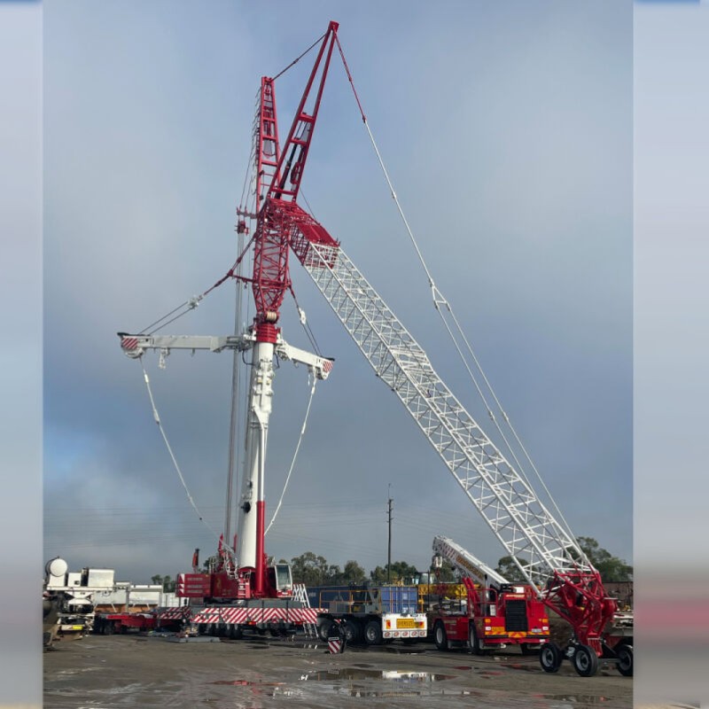 WSI 51-2172 LIEBHERR LTM 1350-6.1 Mobile Telescopic Crane - Borger Cranes - Scale 1:50