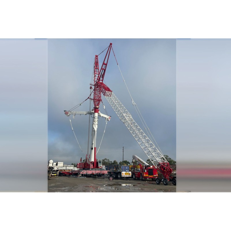 WSI 51-2172 LIEBHERR LTM 1350-6.1 Mobile Telescopic Crane - Borger Cranes - Scale 1:50