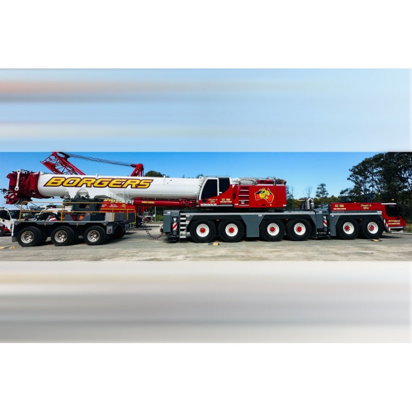 WSI 51-2172 LIEBHERR LTM 1350-6.1 Mobile Telescopic Crane - Borger Cranes - Scale 1:50