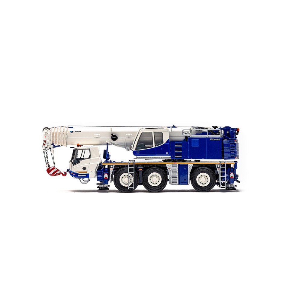 WSI 54-2005 TADANO FAUN AFT 60 G-3 3-axle Mobile Crane - Tadano Livery - Scale 1:50 