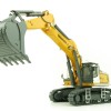 WSI 64-2002 - Liebherr R970 SME Tracked Excavator Yellow New Version - Scale 1:50