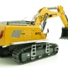 WSI 64-2002 - Liebherr R970 SME Tracked Excavator Yellow New Version - Scale 1:50