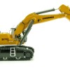 WSI 64-2002 - Liebherr R970 SME Tracked Excavator Yellow New Version - Scale 1:50