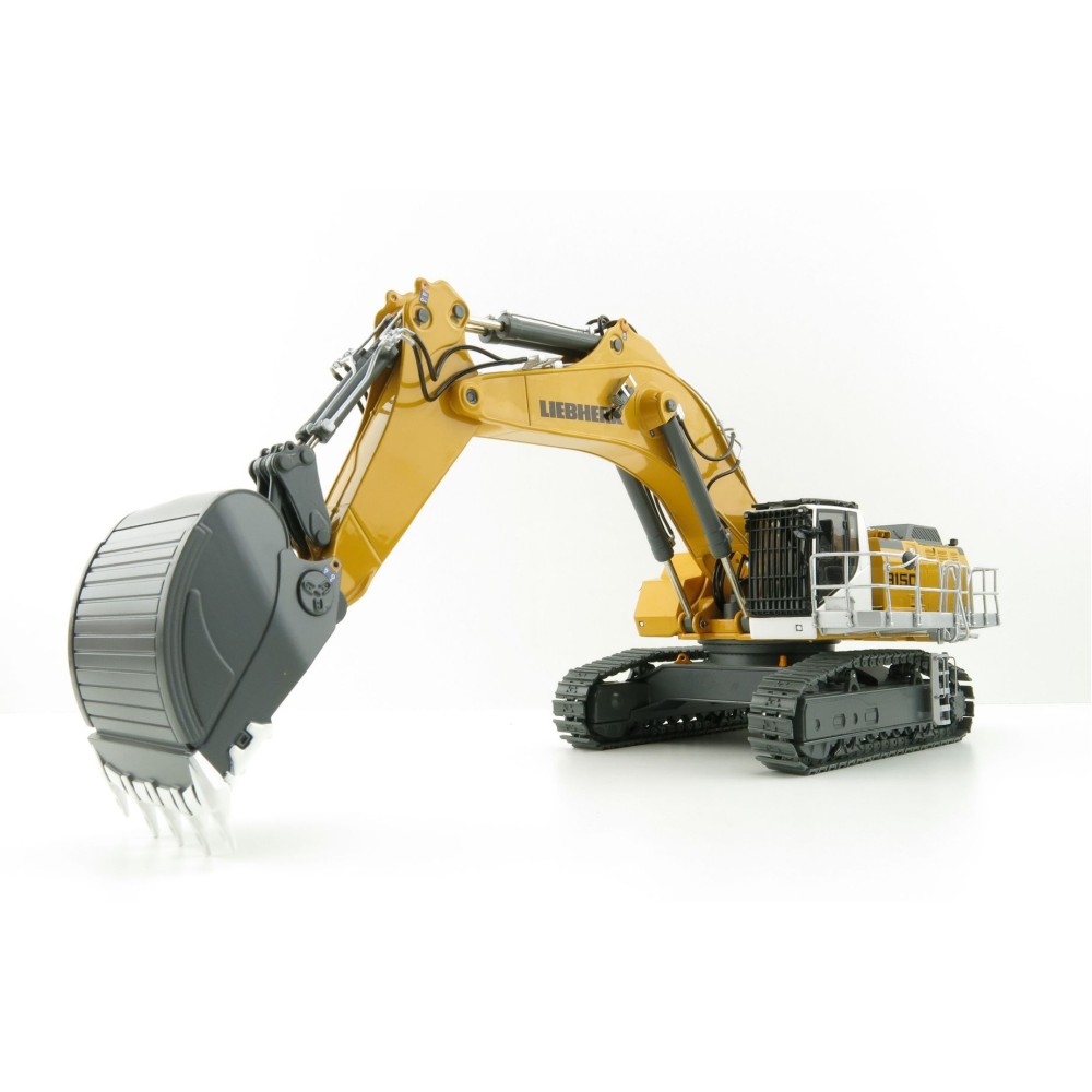 WSI 64-2003 Liebherr R 9150B Tracked Mining Excavator Yellow - Scale 1:50
