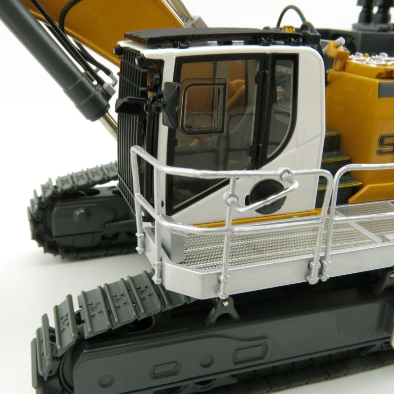 WSI 64-2003 Liebherr R 9150B Tracked Mining Excavator Yellow - Scale 1:50
