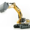 WSI 64-2003 Liebherr R 9150B Tracked Mining Excavator Yellow - Scale 1:50