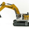 WSI 64-2003 Liebherr R 9150B Tracked Mining Excavator Yellow - Scale 1:50