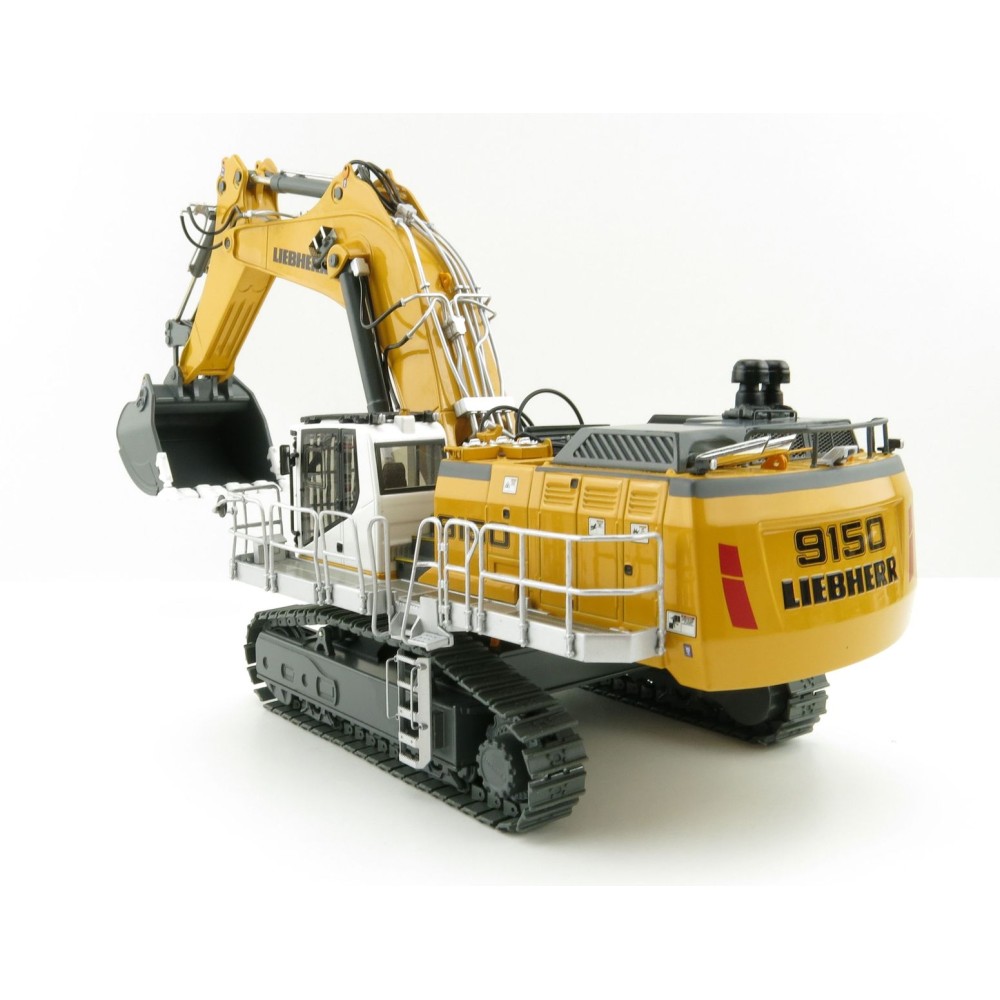 WSI 64-2003 Liebherr R 9150B Tracked Mining Excavator Yellow - Scale 1:50