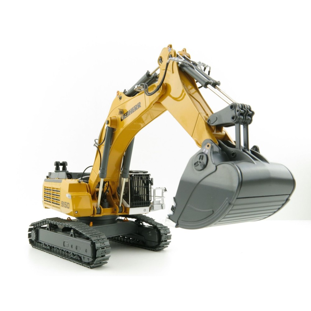 WSI 64-2003 Liebherr R 9150B Tracked Mining Excavator Yellow - Scale 1:50