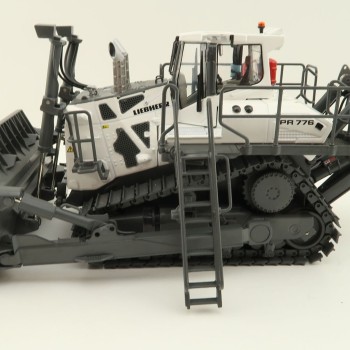WSI 64-2005 - Liebherr PR 776 Litronic Tracked Dozer with Ripper White Mining New 2023 - Scale 1:50