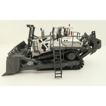 WSI 64-2005 - Liebherr PR 776 Litronic Tracked Dozer with Ripper White Mining New 2023 - Scale 1:50