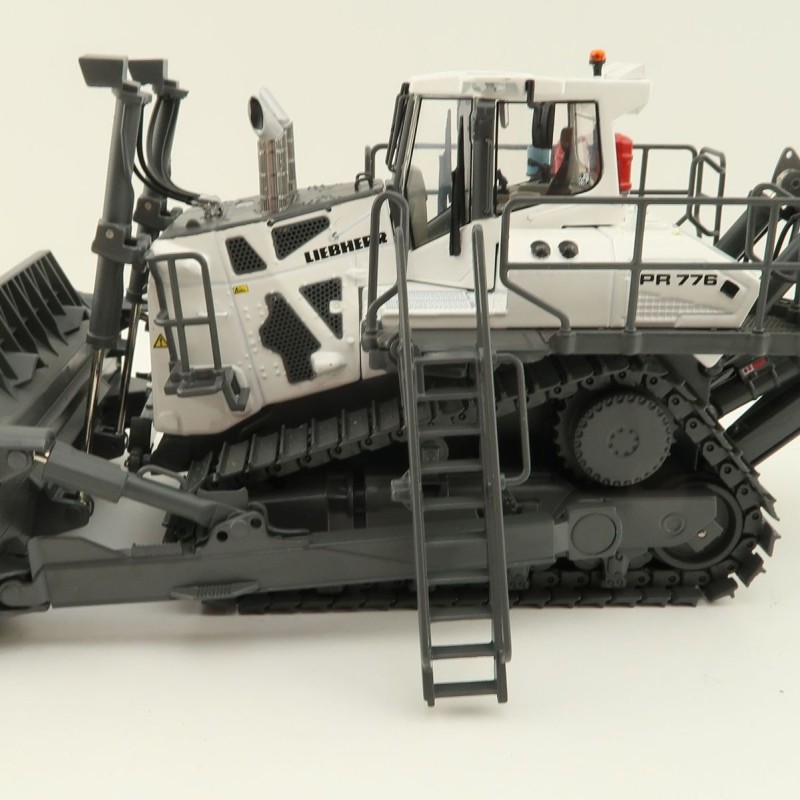 WSI 64-2005 - Liebherr PR 776 Litronic Tracked Dozer with Ripper White Mining New 2023 - Scale 1:50