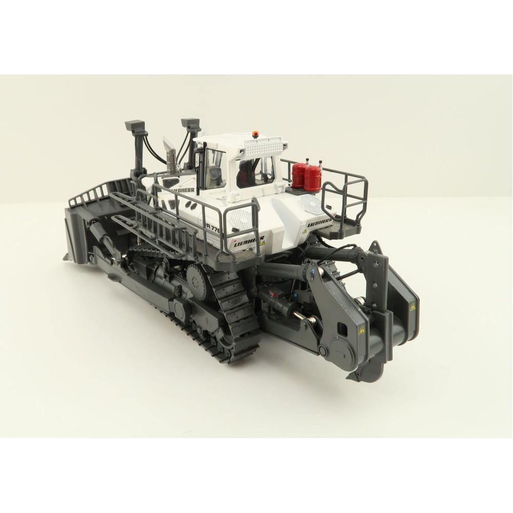 WSI 64-2005 - Liebherr PR 776 Litronic Tracked Dozer with Ripper White Mining New 2023 - Scale 1:50