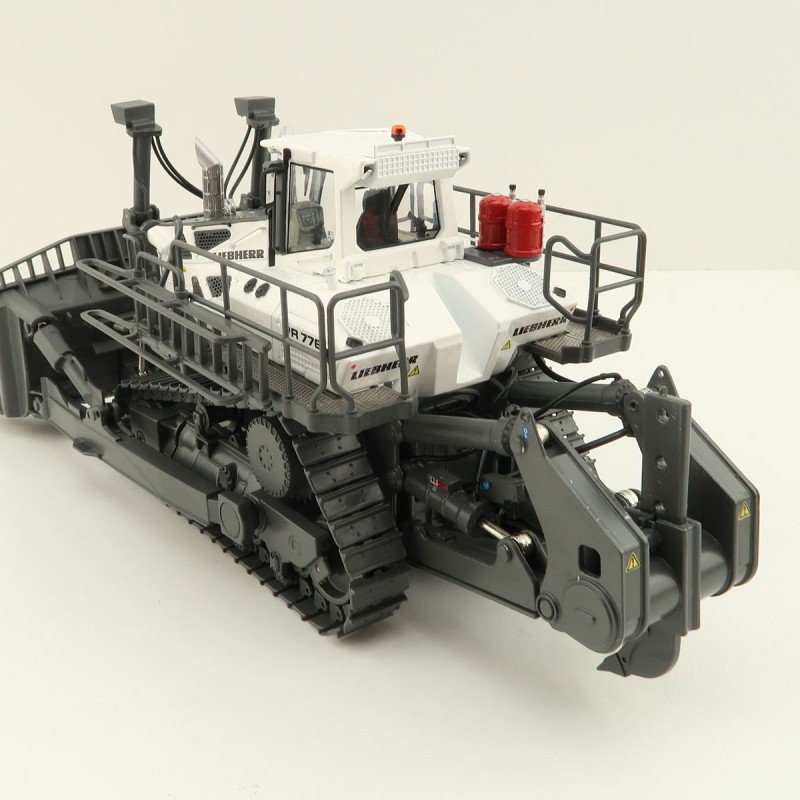 WSI 64-2005 - Liebherr PR 776 Litronic Tracked Dozer with Ripper White Mining New 2023 - Scale 1:50