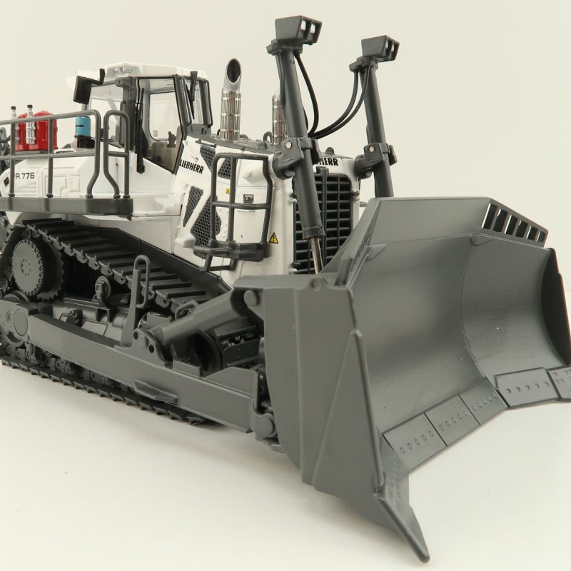 WSI 64-2005 - Liebherr PR 776 Litronic Tracked Dozer with Ripper White Mining New 2023 - Scale 1:50