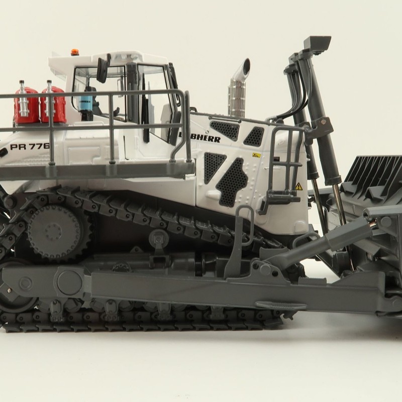 WSI 64-2005 - Liebherr PR 776 Litronic Tracked Dozer with Ripper White Mining New 2023 - Scale 1:50