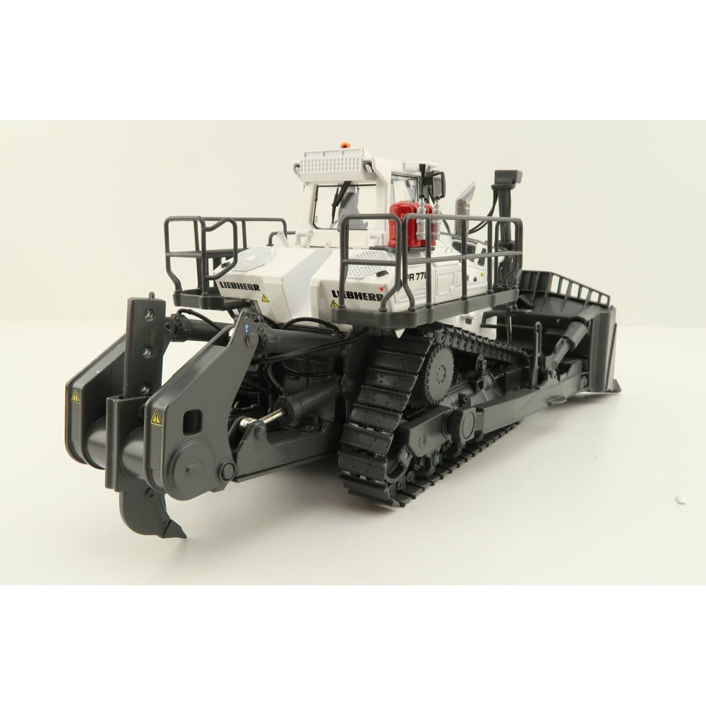 WSI 64-2005 - Liebherr PR 776 Litronic Tracked Dozer with Ripper White Mining New 2023 - Scale 1:50