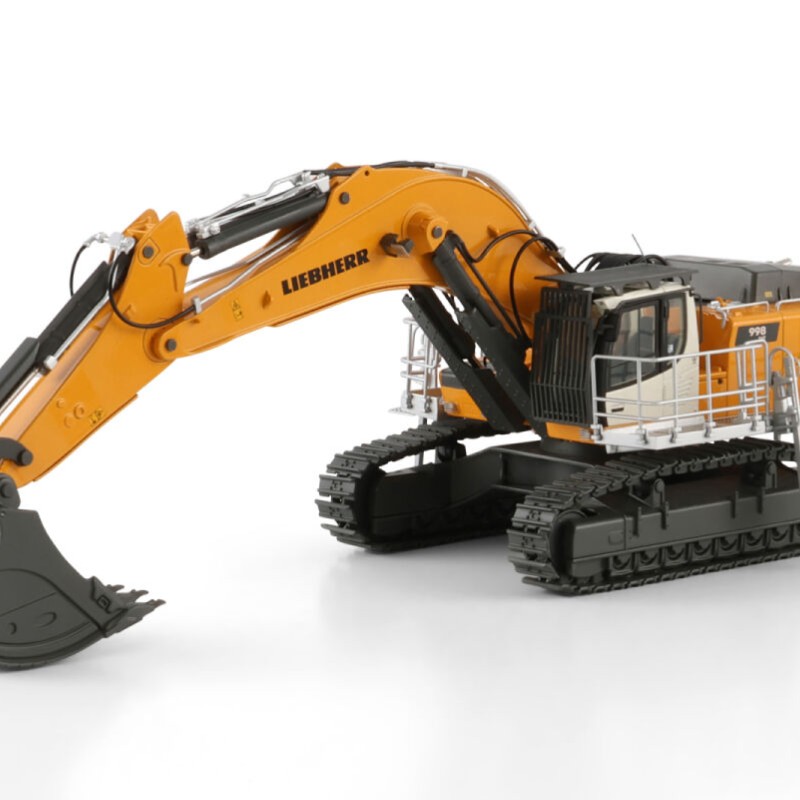 WSI 64-2011 Large Liebherr R998 SME Tracked Excavator Yellow New Bauma 2025 - Scale 1:50