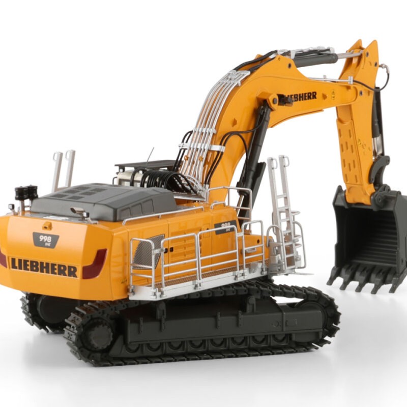 WSI 64-2011 Large Liebherr R998 SME Tracked Excavator Yellow New Bauma 2025 - Scale 1:50