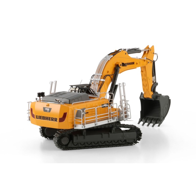 WSI 64-2011 Large Liebherr R998 SME Tracked Excavator Yellow New Bauma 2025 - Scale 1:50
