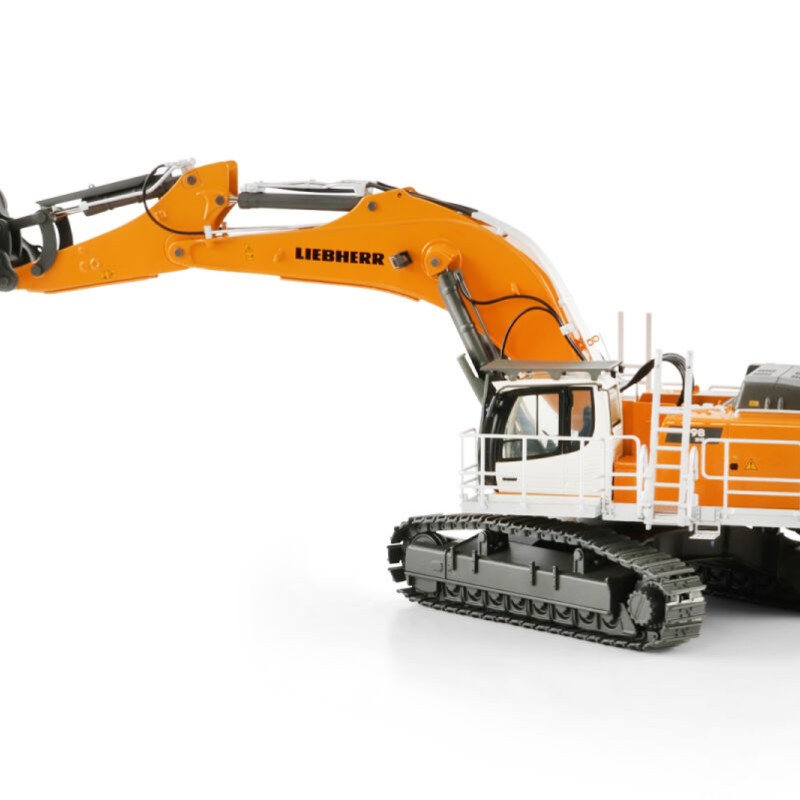 WSI 64-2011 Large Liebherr R998 SME Tracked Excavator Yellow New Bauma 2025 - Scale 1:50