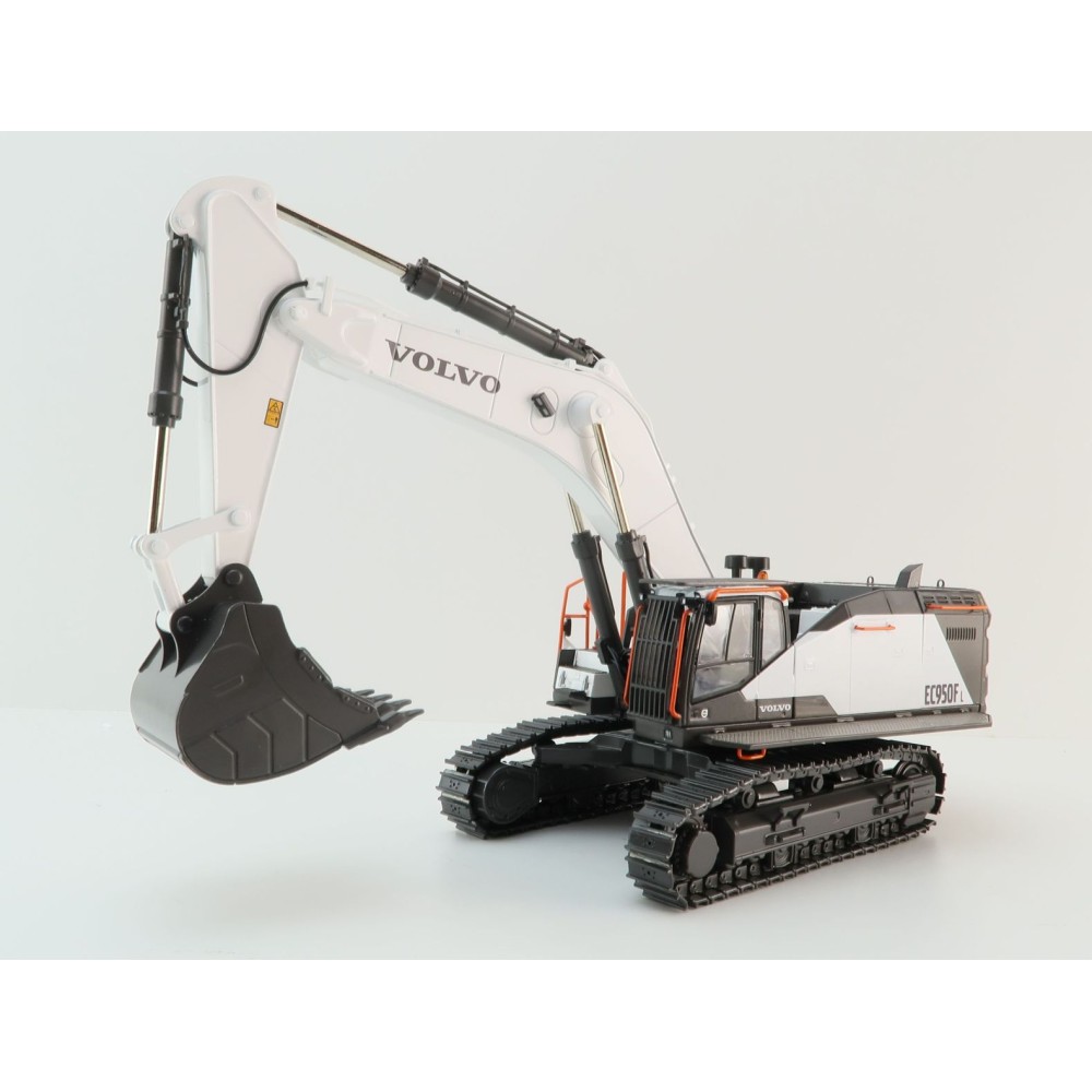 WSI 64-2012 - Large Volvo EC 950 F Tracked Excavator Limited White Edition - Scale 1:50 