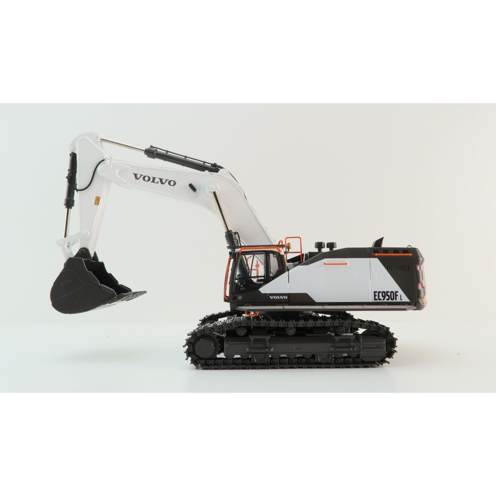WSI 64-2012 - Large Volvo EC 950 F Tracked Excavator Limited White Edition - Scale 1:50 