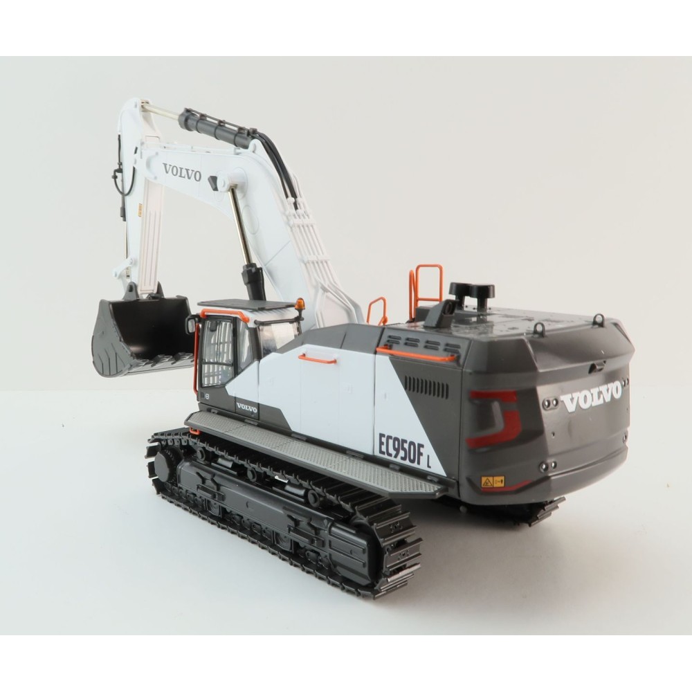 WSI 64-2012 - Large Volvo EC 950 F Tracked Excavator Limited White Edition - Scale 1:50 