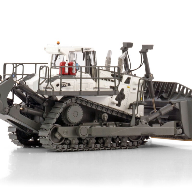 WSI 64-2015 - Liebherr PR 776 Litronic Tracked Dozer with Ripper White Mining New Bauma 2025 - Scale 1:50
