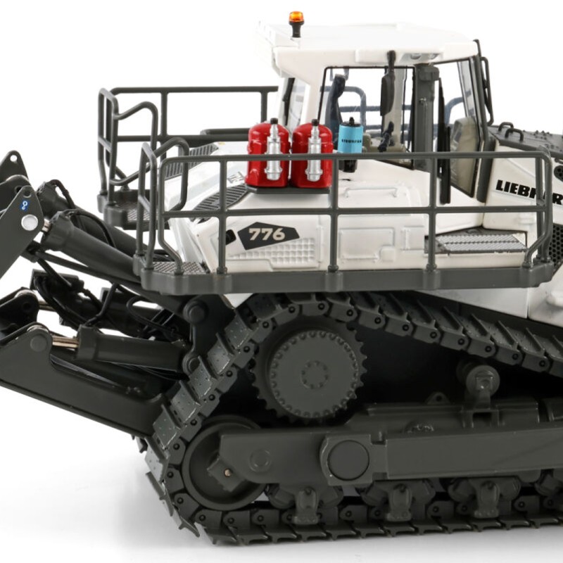 WSI 64-2015 - Liebherr PR 776 Litronic Tracked Dozer with Ripper White Mining New Bauma 2025 - Scale 1:50