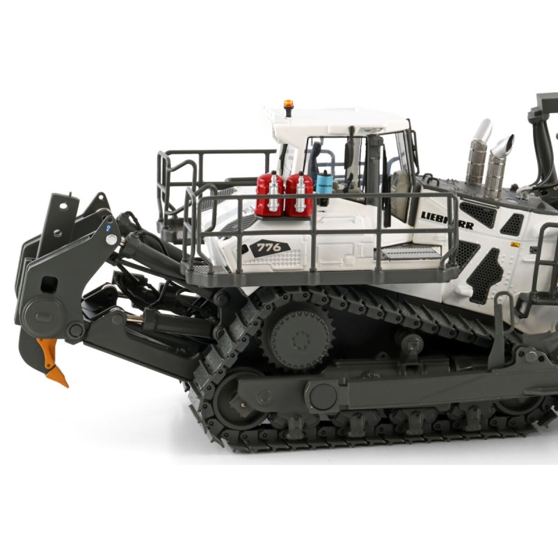 WSI 64-2015 - Liebherr PR 776 Litronic Tracked Dozer with Ripper White Mining New Bauma 2025 - Scale 1:50