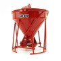 Weiss Brothers WBR002-1901 - Garbro Concrete Bucket - Round Gate - Red - Scale 1:50