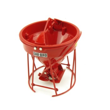 Weiss Brothers WBR002-1901 - Garbro Concrete Bucket - Round Gate - Red - Scale 1:50