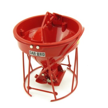 Weiss Brothers WBR002-1901 - Garbro Concrete Bucket - Round Gate - Red - Scale 1:50