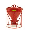 Weiss Brothers WBR002-1901 - Garbro Concrete Bucket - Round Gate - Red - Scale 1:50