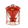 Weiss Brothers WBR002-1901 - Garbro Concrete Bucket - Round Gate - Red - Scale 1:50