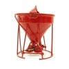 Weiss Brothers WBR002-1901 - Garbro Concrete Bucket - Round Gate - Red - Scale 1:50