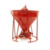 Weiss Brothers WBR002-1901 - Garbro Concrete Bucket - Round Gate - Red - Scale 1:50