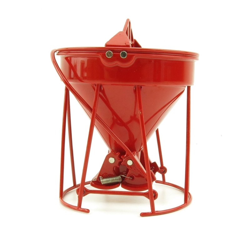 Weiss Brothers WBR002-1901 - Garbro Concrete Bucket - Round Gate - Red - Scale 1:50